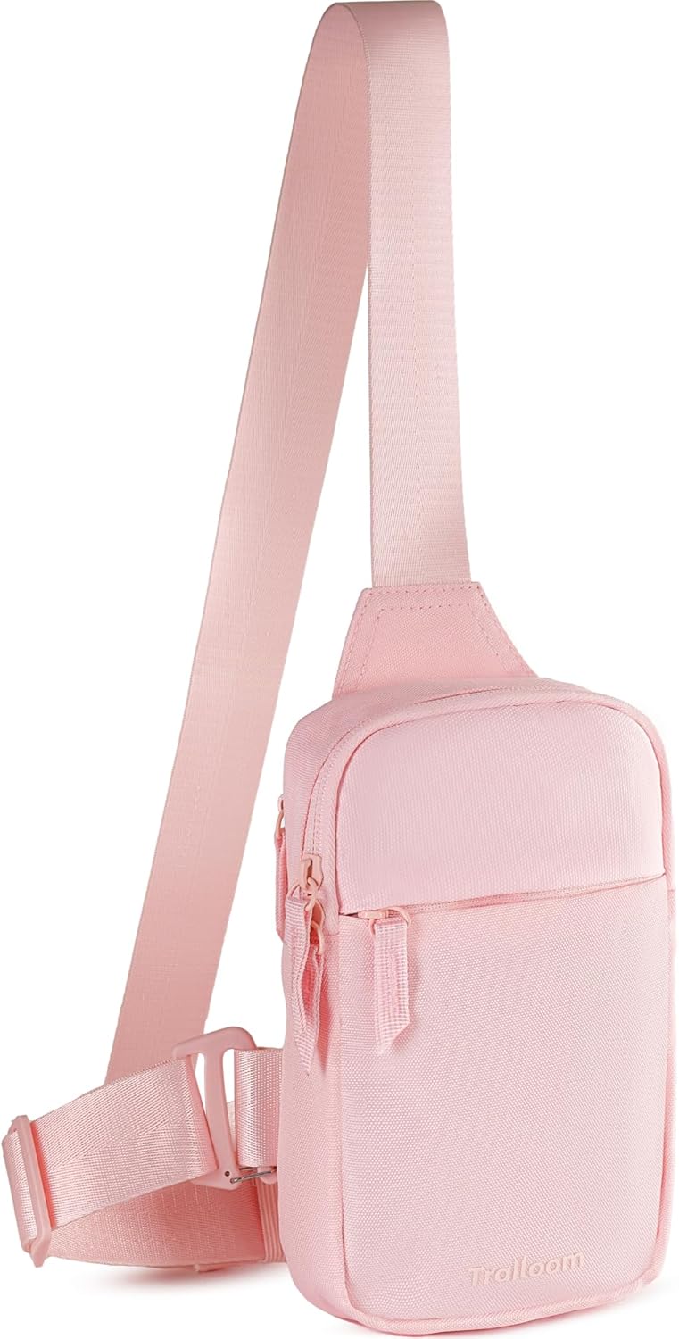 Trailoom Mini Sling Bag Crossbody Fanny Pack Men & Women - Switchable Strap, RFID Blocking, Water-Repellent, Hidden Pocket - Image 1